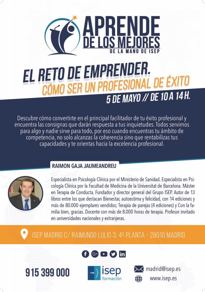 El reto de emprender. Cómo ser un profesional de éxito 3 photo5983188244659023034
